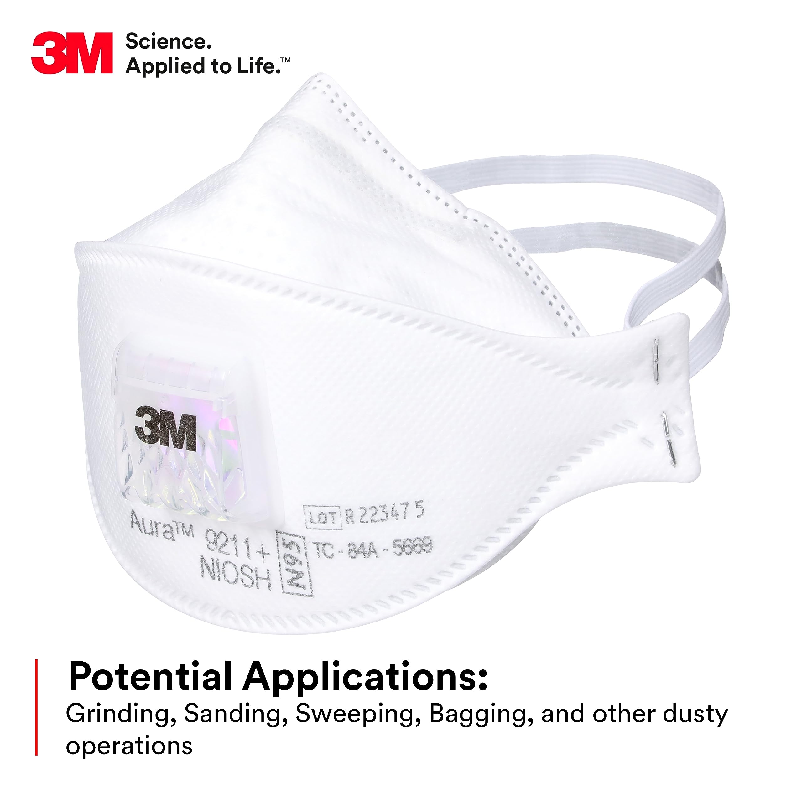 Dust Mask Construction - Maska przeciwpyłowa 3M Aura 9211+ N95