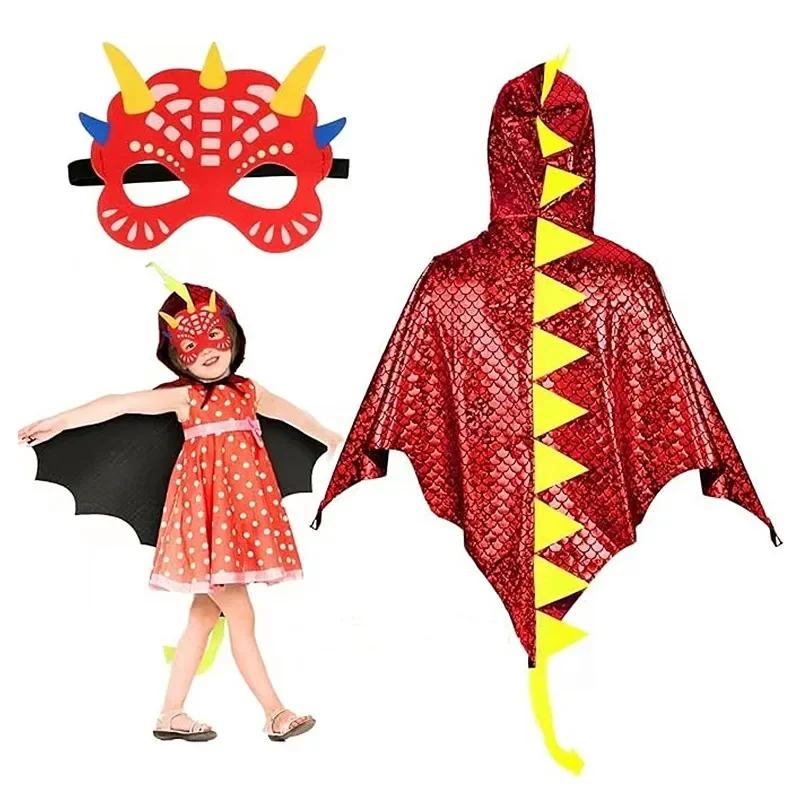 Dziecięcy zielony strój dinoza – Kids Face Mask recenzja i cena