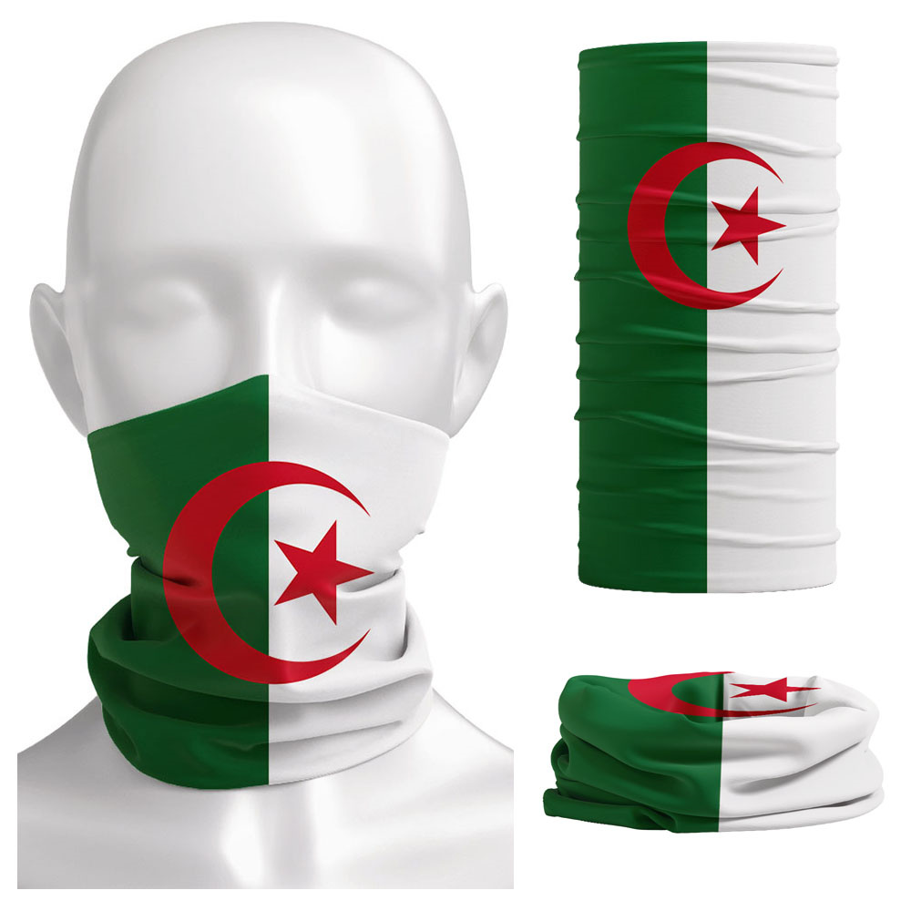 Algeria Flaga Bandana z nadruk – Neck Gaiter Face Cover recenzja i cena